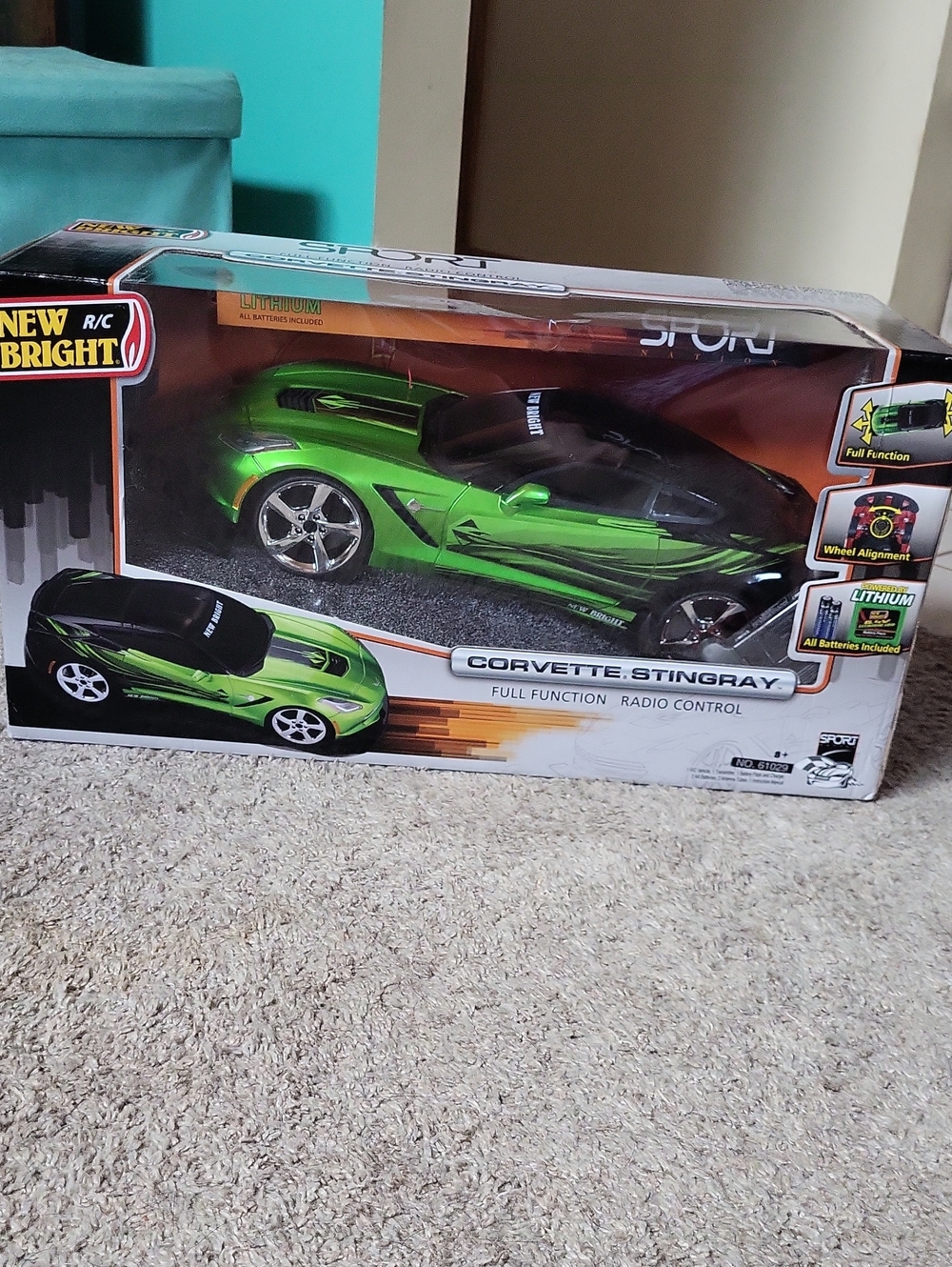 New Bright Corvette Stingray Sport Nation RC Car